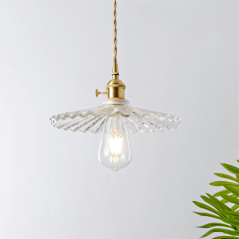 Elegant Glass Ceiling Lamp | CrystalLuxe