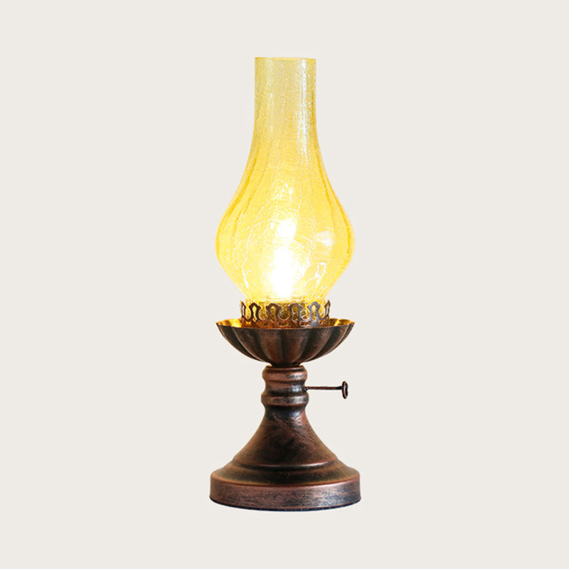 Craykle Glass Lampshade Kerosene Retro Bedside Lamp | CraykleClassic