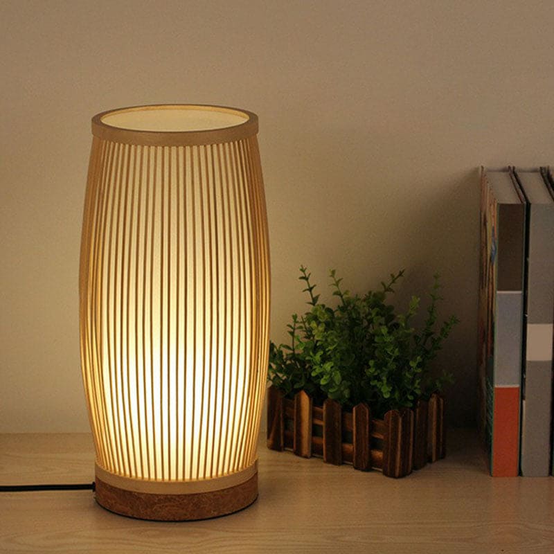 Bambus Bordlampe Natlampe | BambooBeam