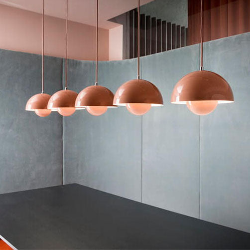 SkandiLys – Half-round Scandinavian Macaron Hanging Lamp