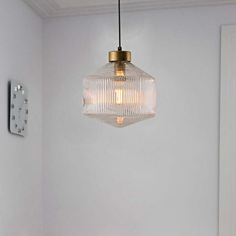 Modern drum ceiling lamp in frosted glass | DrumGlow