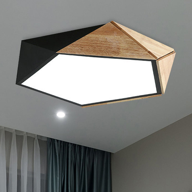 Modern Geometric Ceiling Lamp | GeoGlow