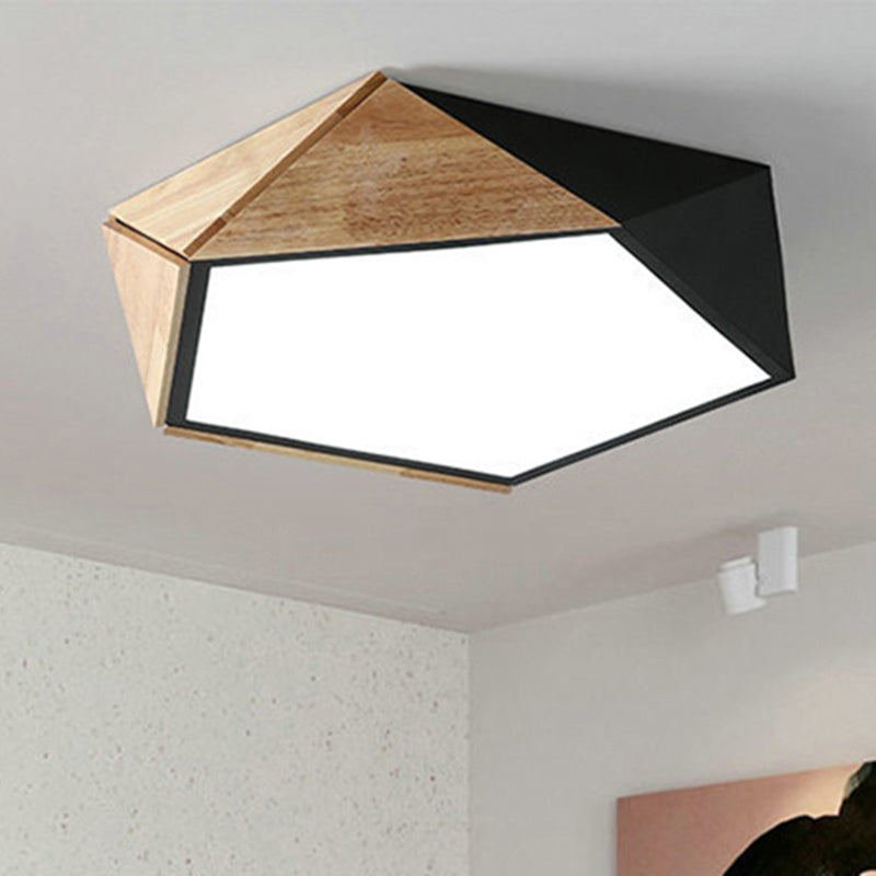 Modern Geometric Ceiling Lamp | GeoGlow