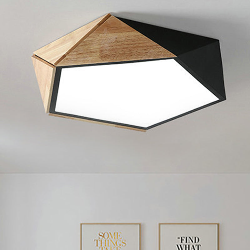 Modern Geometric Ceiling Lamp | GeoGlow