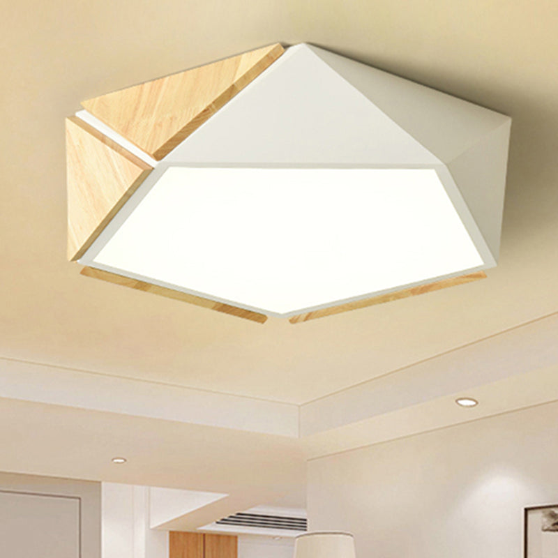 Modern Geometric Ceiling Lamp | GeoGlow