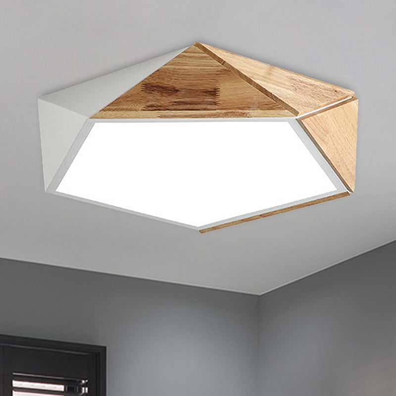 Modern Geometric Ceiling Lamp | GeoGlow