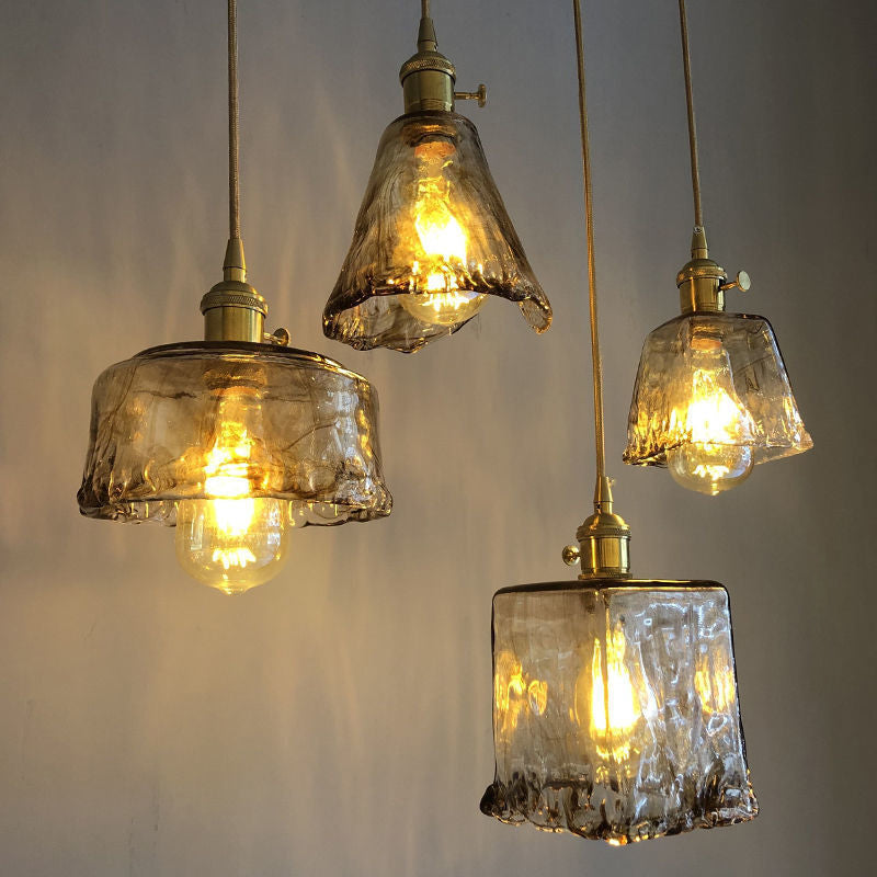 Chic Glas Pendellampe | AmberGlow