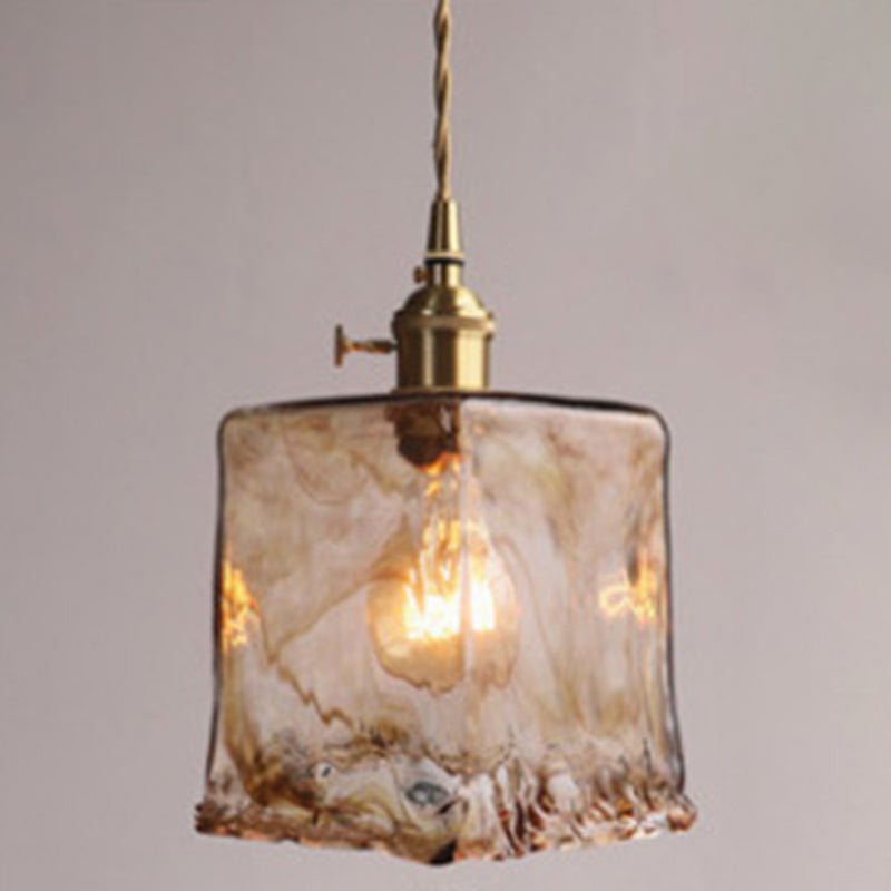 Kunstnerisk Glas Loftlampe | SwirlGlow