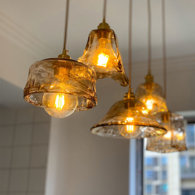 Chic Glas Pendellampe | AmberGlow