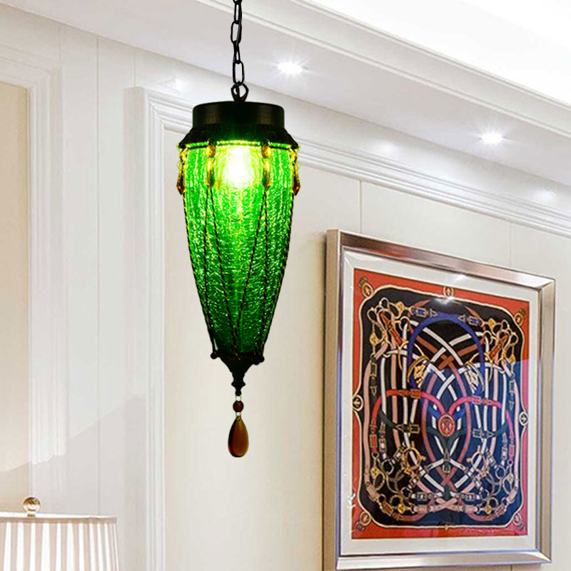 Colorful Art Deco Hanging Lamp | DecoAura