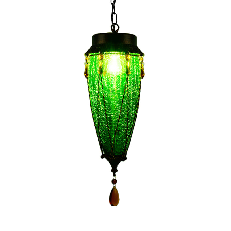 Colorful Art Deco Hanging Lamp | DecoAura