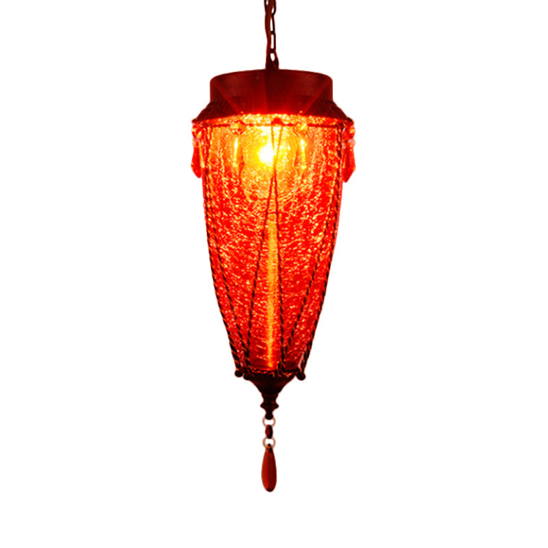 Colorful Art Deco Hanging Lamp | DecoAura