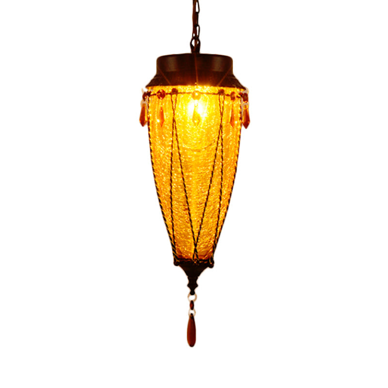 Colorful Art Deco Hanging Lamp | DecoAura