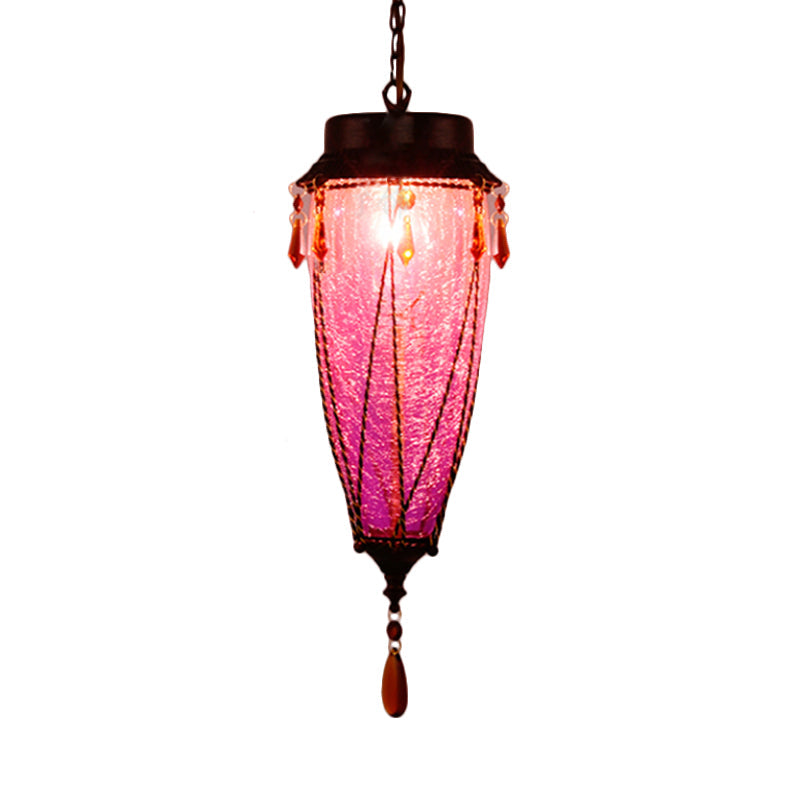 Colorful Art Deco Hanging Lamp | DecoAura