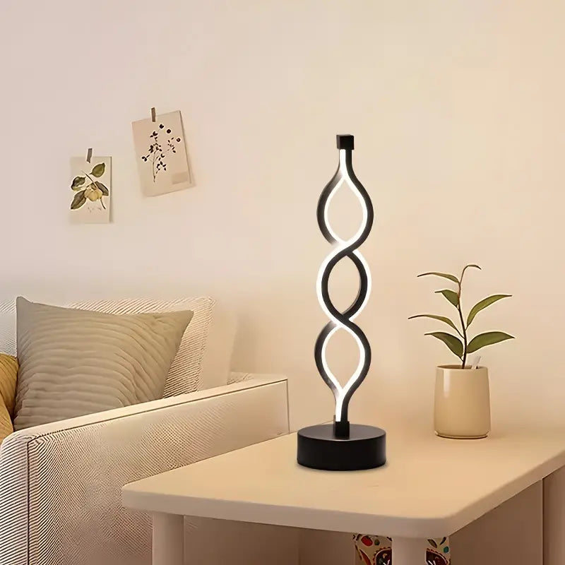 Kreativ & Elegant Spiral Bordlampe | SpiralGlow