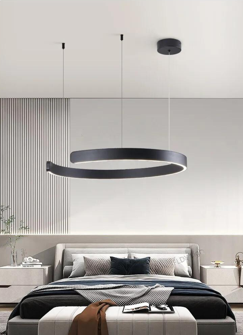 NordLys – Round LED chandelier for the living room