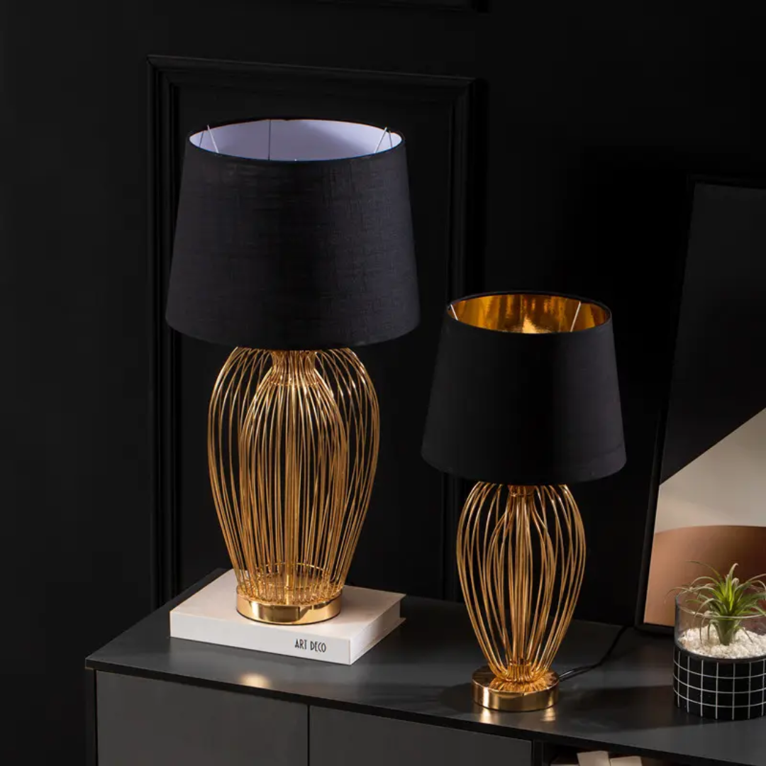 Bordlampe med Guldramme | Aurum