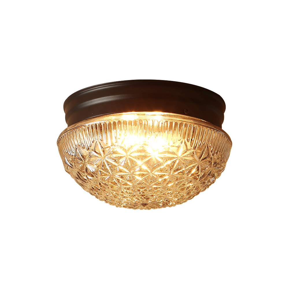 Stylish glass panel ceiling lamp | ClearLuxe