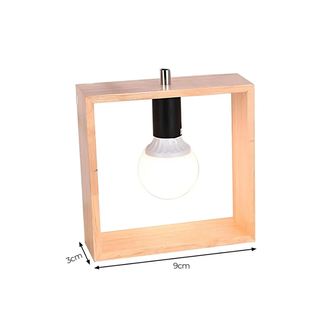 Modern Bordlampe – Enkel og Naturlig | WoodBeam