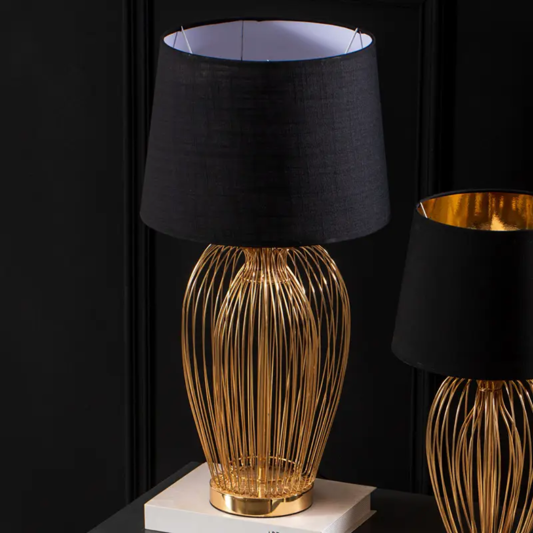 Bordlampe med Guldramme | Aurum