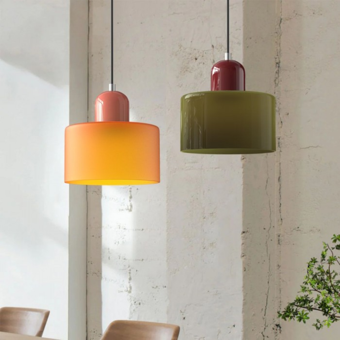 Retro Sunset Glow Hanglamp | LuxeGlow