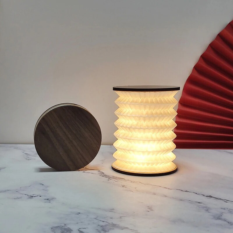 Foldbar Kunstnerisk Lanterne Lampe | GlowFold