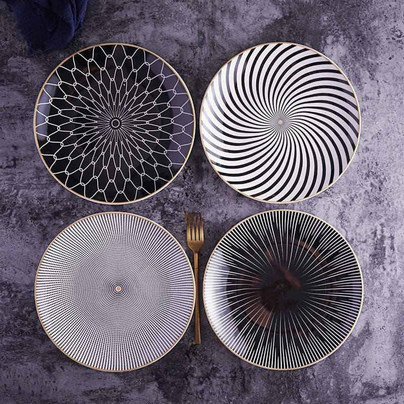 Euclid Plate Collection – Elegant and Timeless Design | GildedPlates