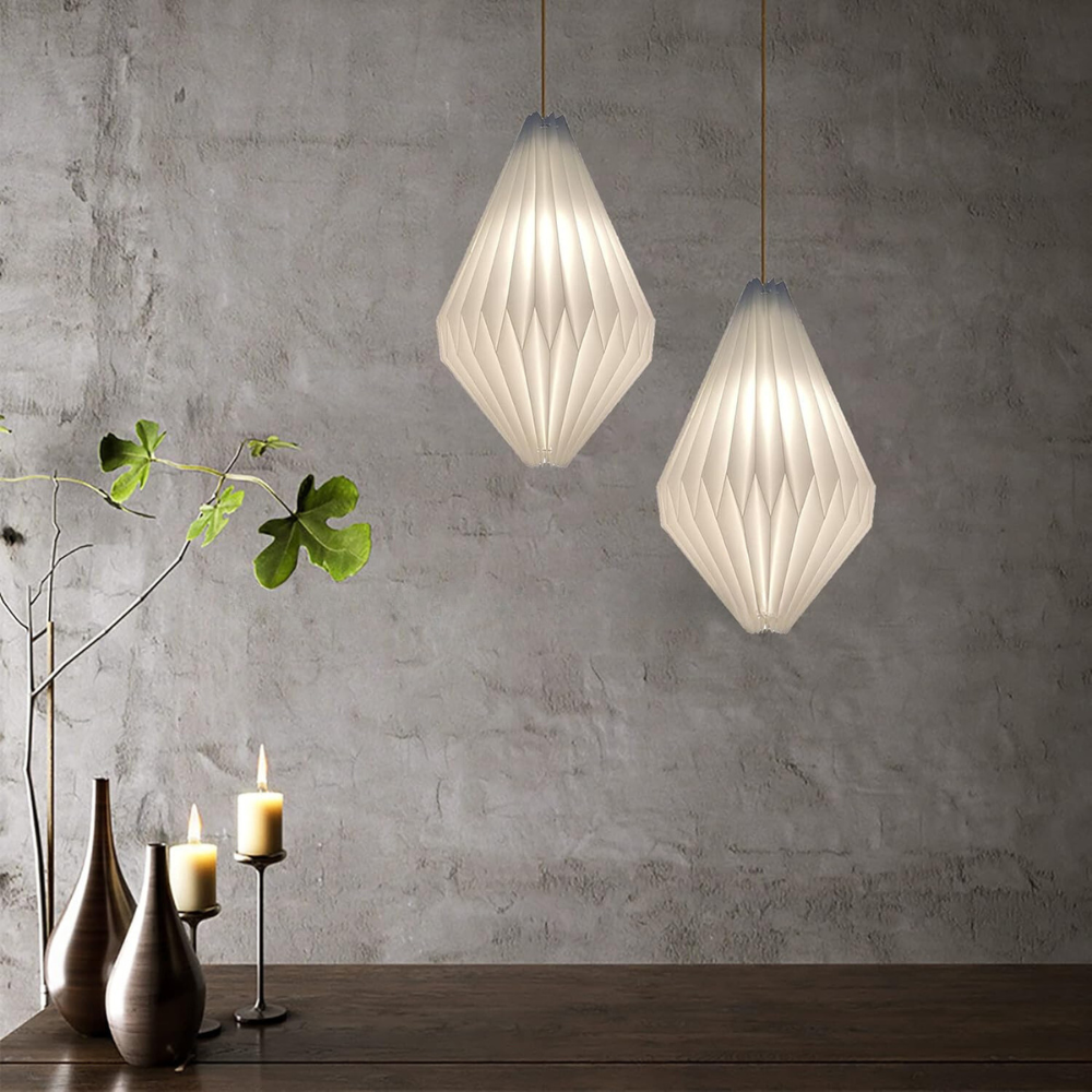 Fantastic Origami-inspired pendant lamp | OrigamiGlow