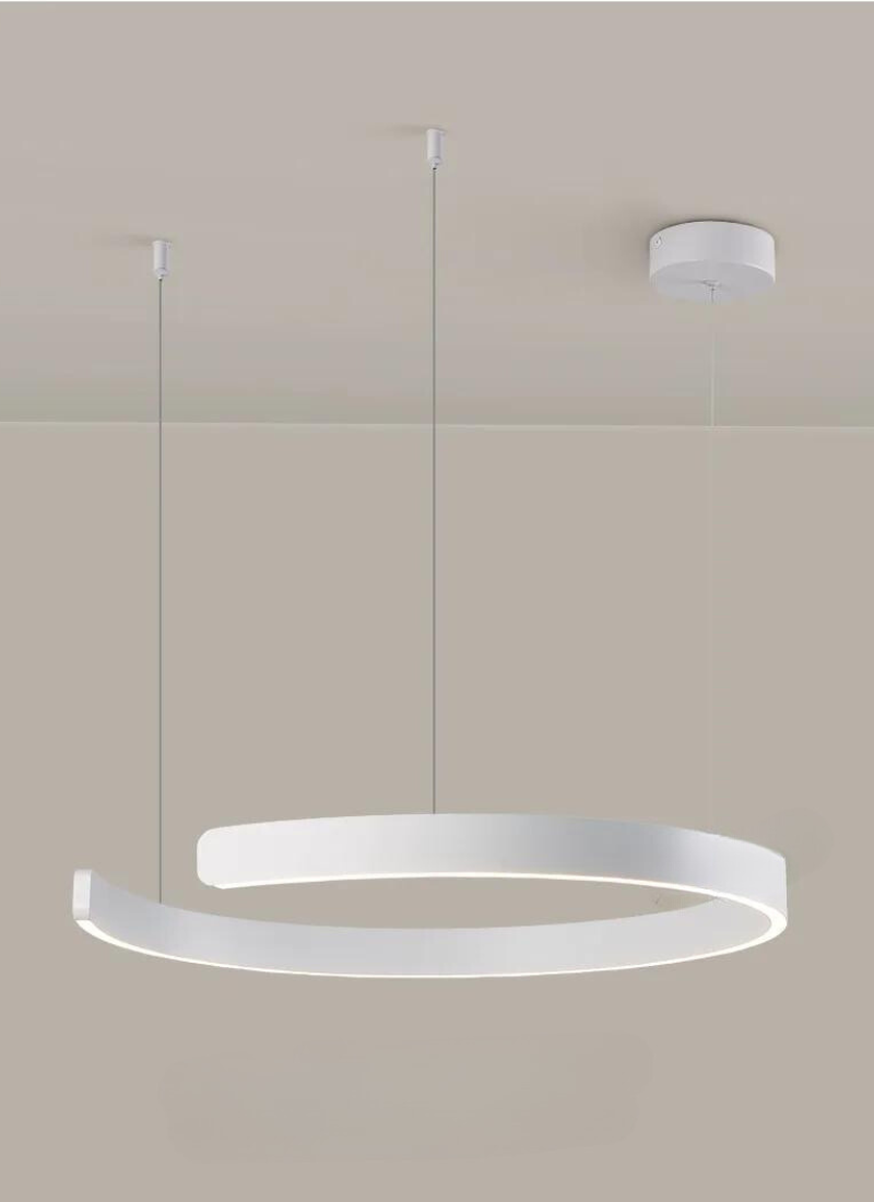 NordLys – Round LED chandelier for the living room