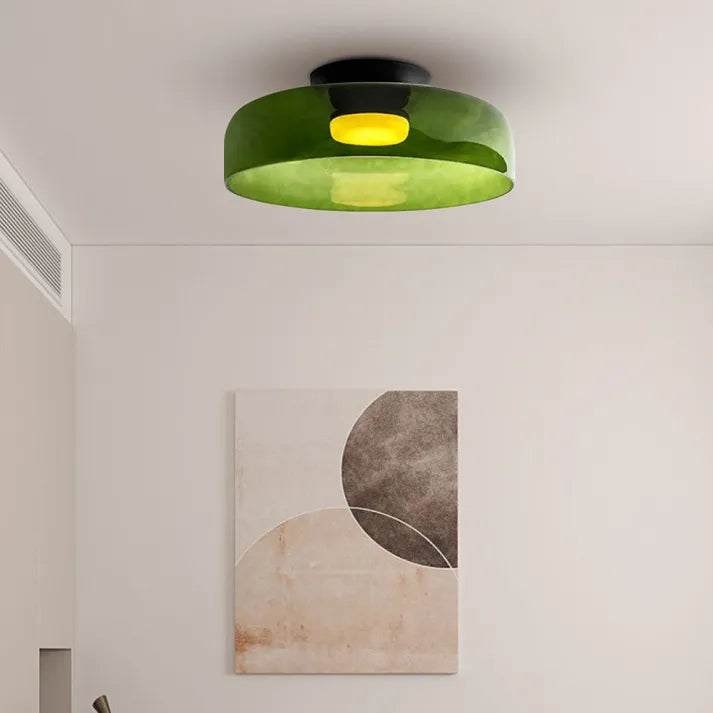 GlasElegance – Medieval ceiling lamp with a modern twist