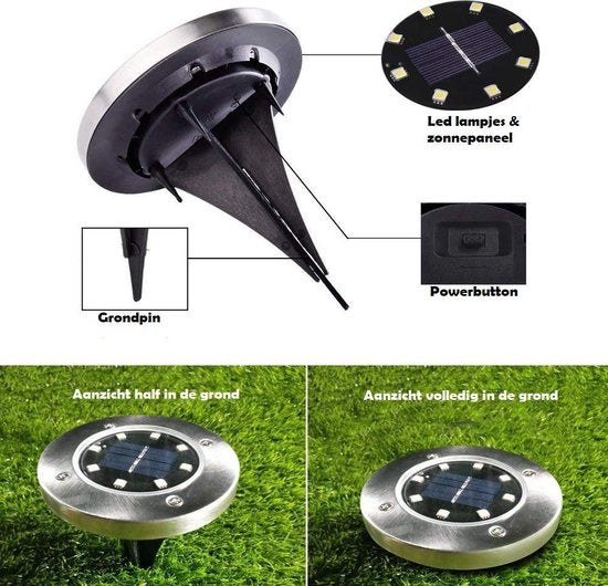Trådløse LED Solarlamper til Haven - Miljøvenlig Udendørs Belysning-3