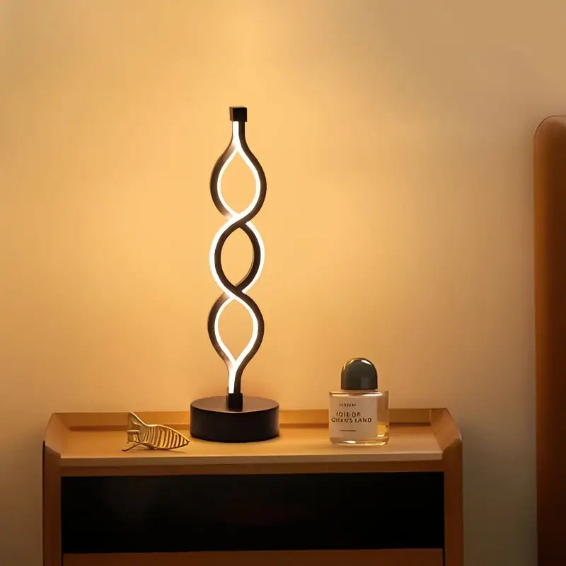 Kreativ & Elegant Spiral Bordlampe | SpiralGlow