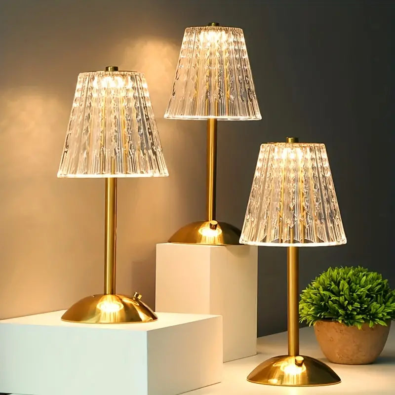 Moderne og Luksuskrystal Bordlampe | CrystalLux