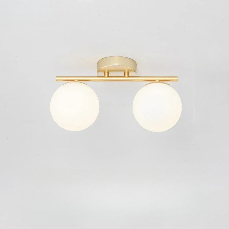 Moderne Dual Globe Lampe | LuxeSphere