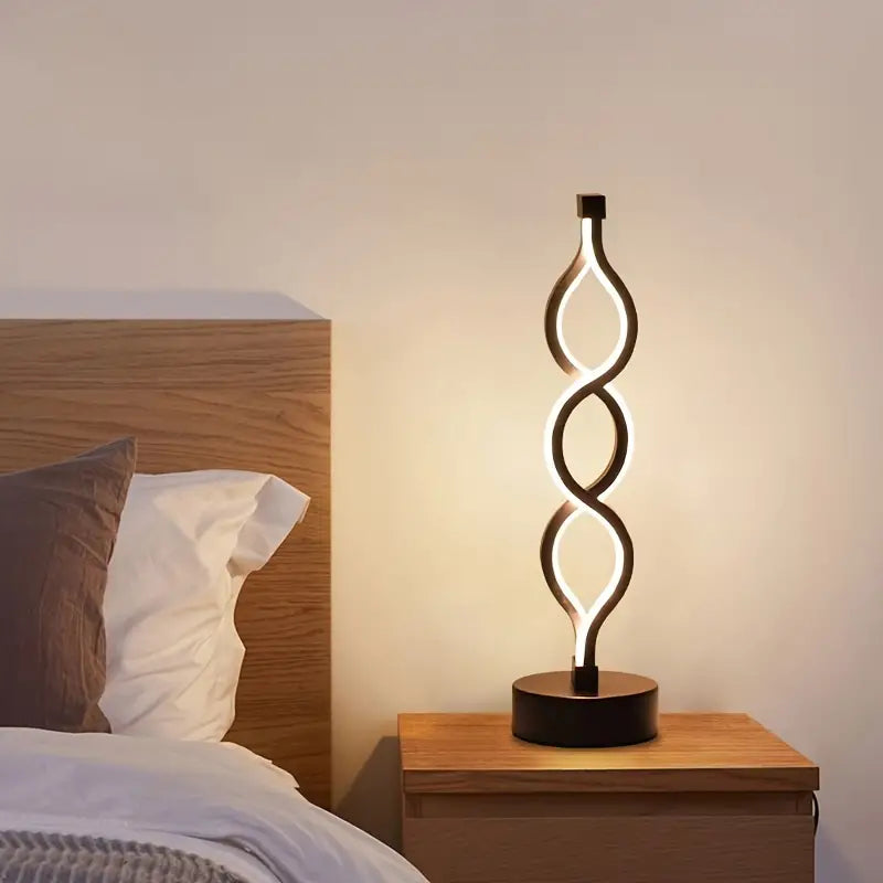 Kreativ & Elegant Spiral Bordlampe | SpiralGlow