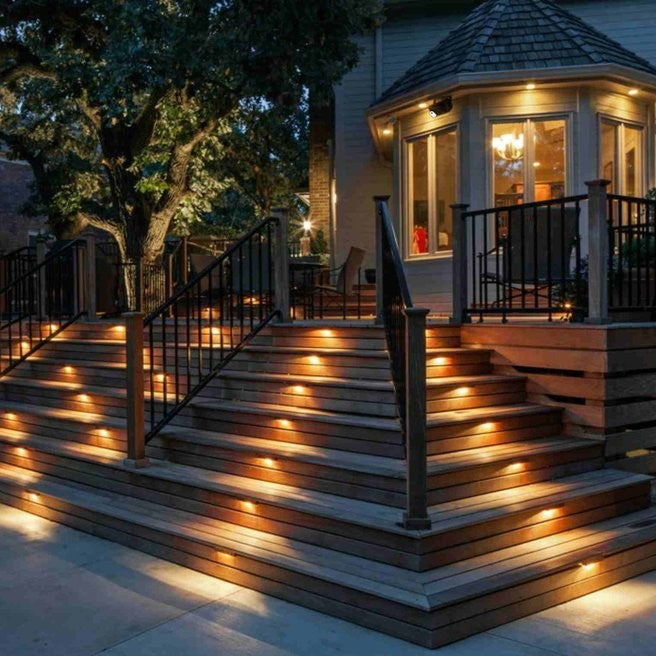 Waterproof Solar Light for Stairs | SolarStepGlow