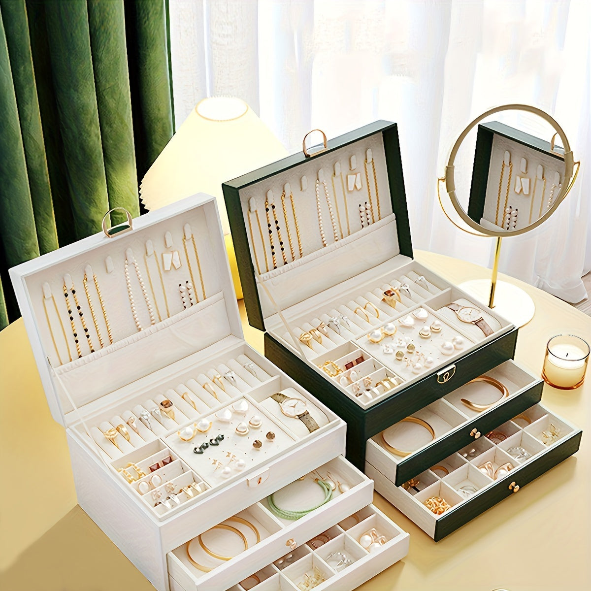 Sieraden Organizer Box – Luxe Opbergdoos voor Kettingen, Ringen en Armbanden | JewelNest