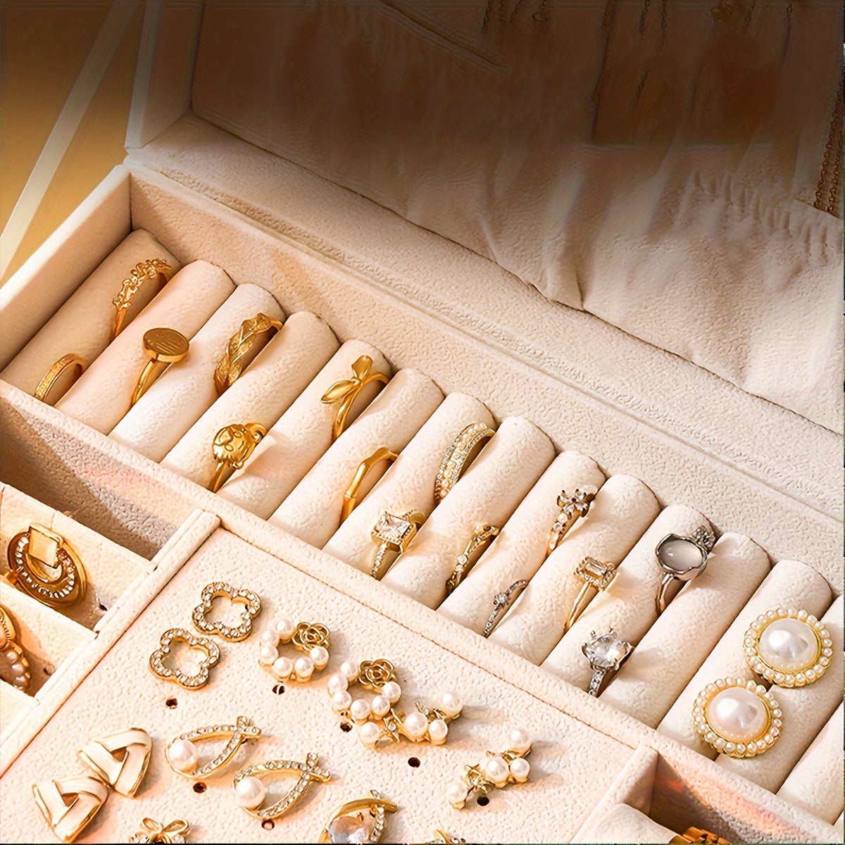 Sieraden Organizer Box – Luxe Opbergdoos voor Kettingen, Ringen en Armbanden | JewelNest