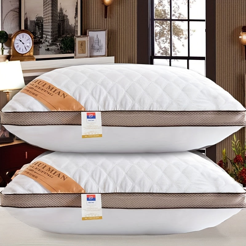 Luxury Hotel-Grade Pillow – High & Low Support, Washable Cover for All Seasons | ComfortLuxe