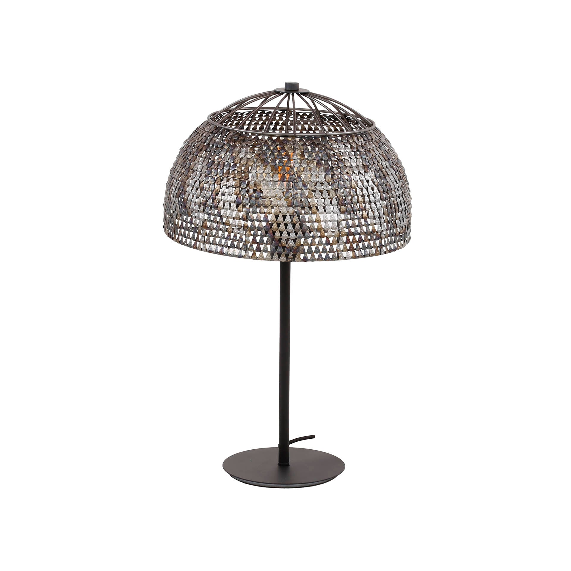 Moderne Industriel Lampe i Sort og Brun | UrbanLight