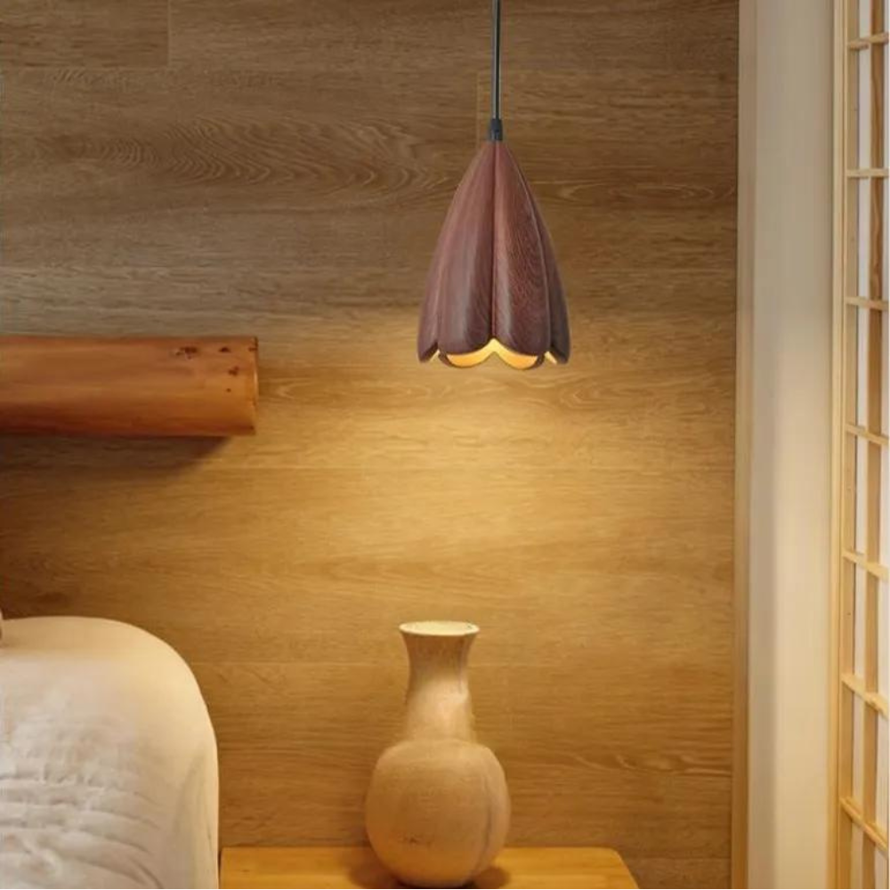 Rustic Wooden Ceiling Lamp for Inviting Charm | RusticGlow