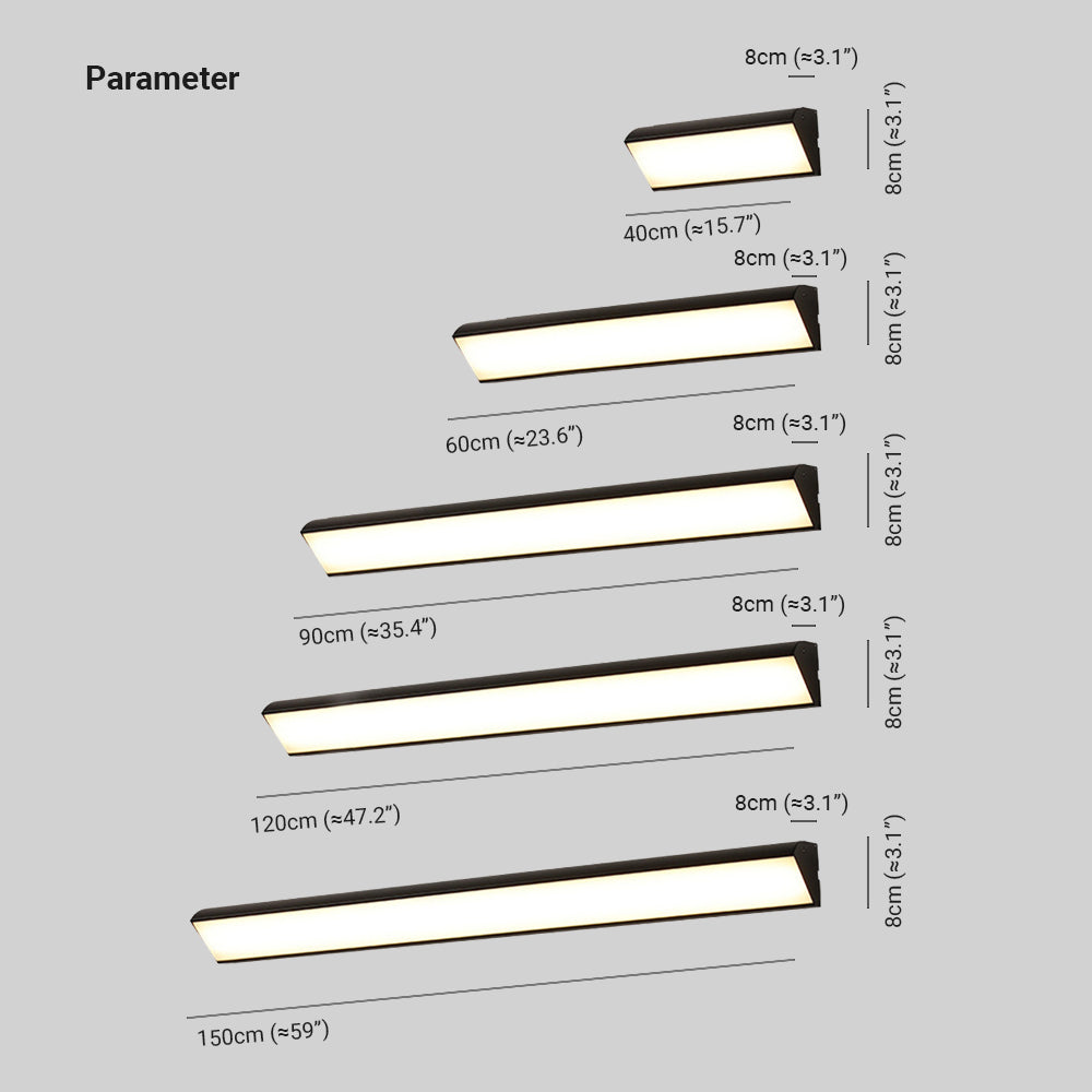 Vejrbestandig LED Bar Væglampe | SolarGuard