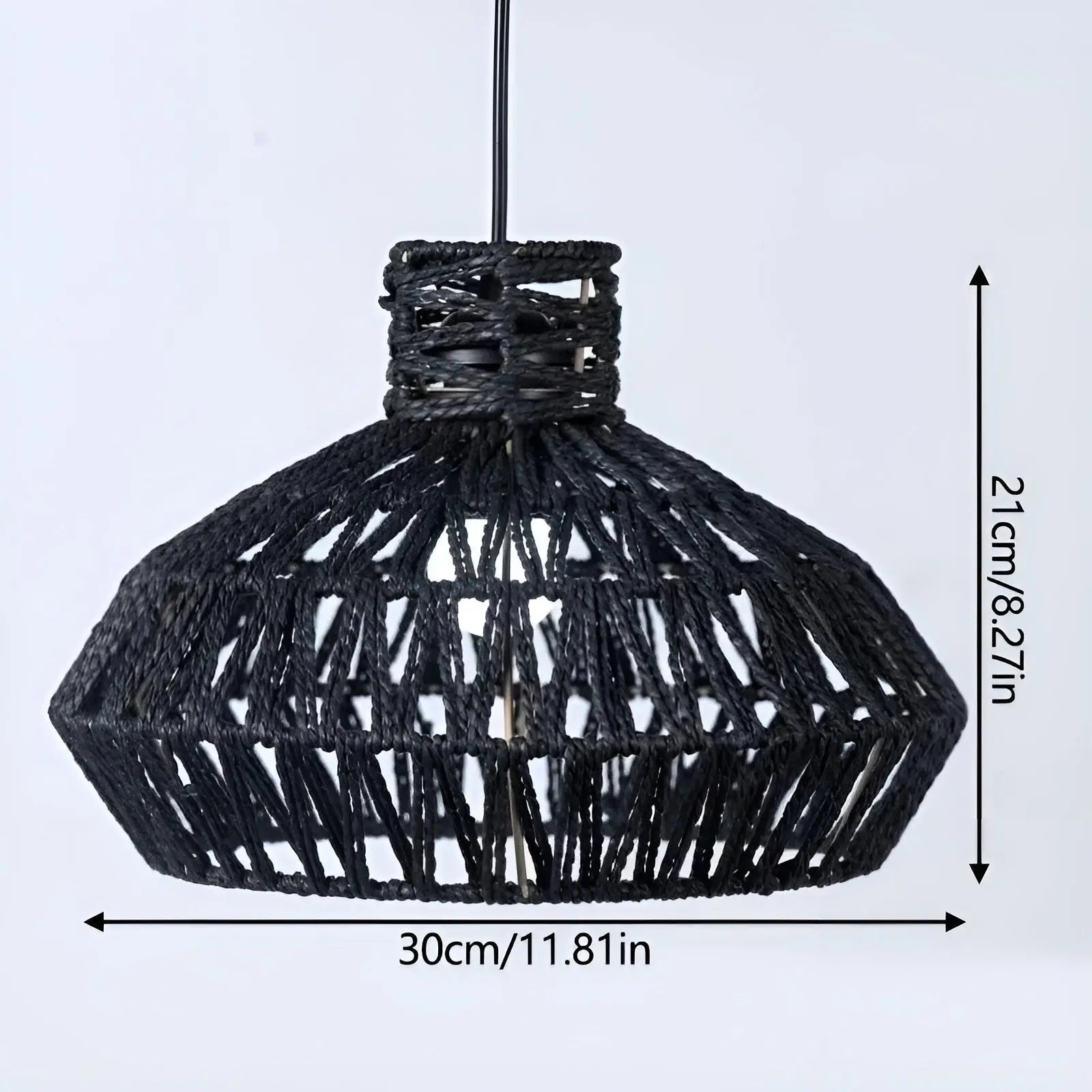 Elegant Handwoven Rattan Ceiling Lamp | NatureWeave