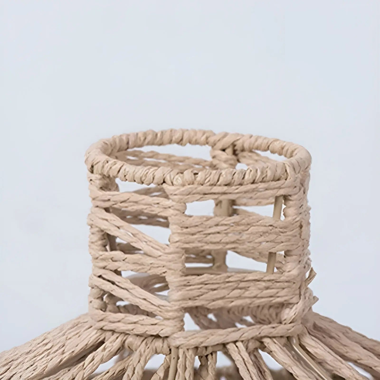 Elegant Handwoven Rattan Ceiling Lamp | NatureWeave