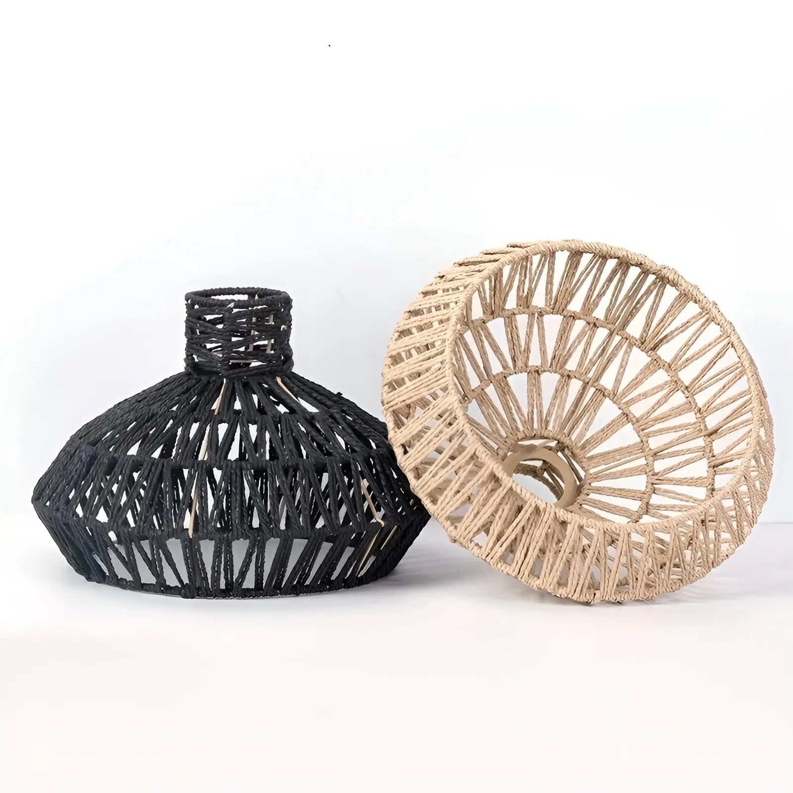 Elegant Handwoven Rattan Ceiling Lamp | NatureWeave