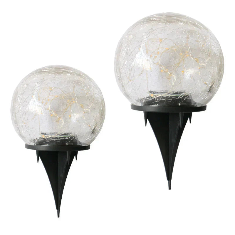 Luxurious & Modern Round Garden Lamp | SolarSphere