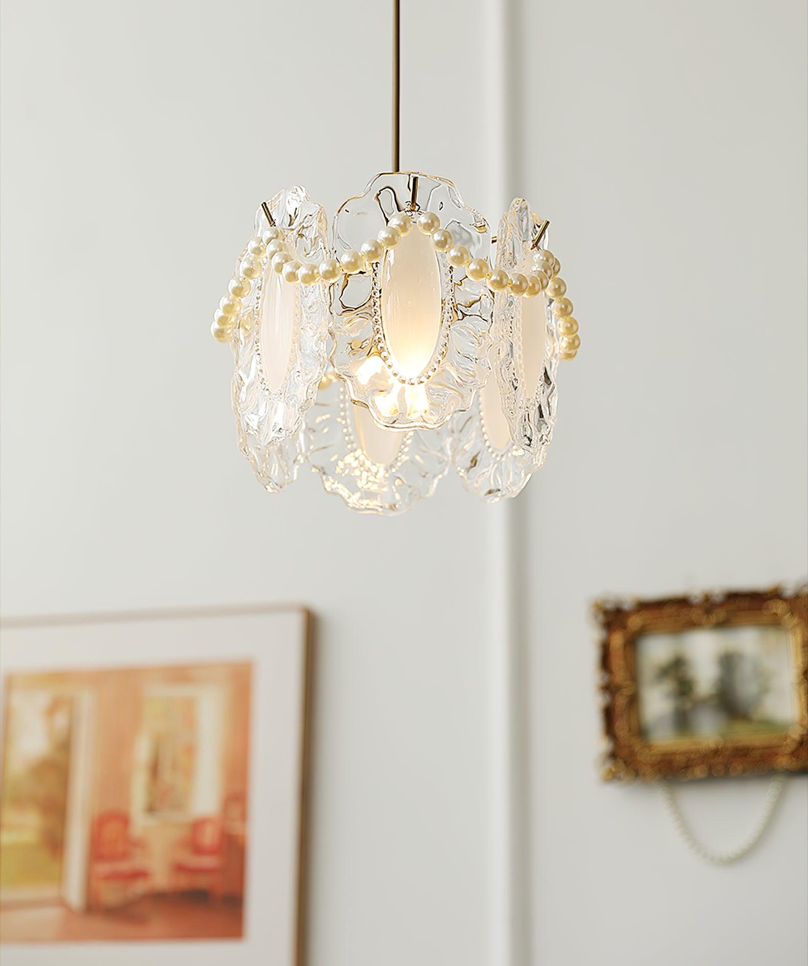 Funkelnde Kristall-Deckenlampe | Glitzerkristall