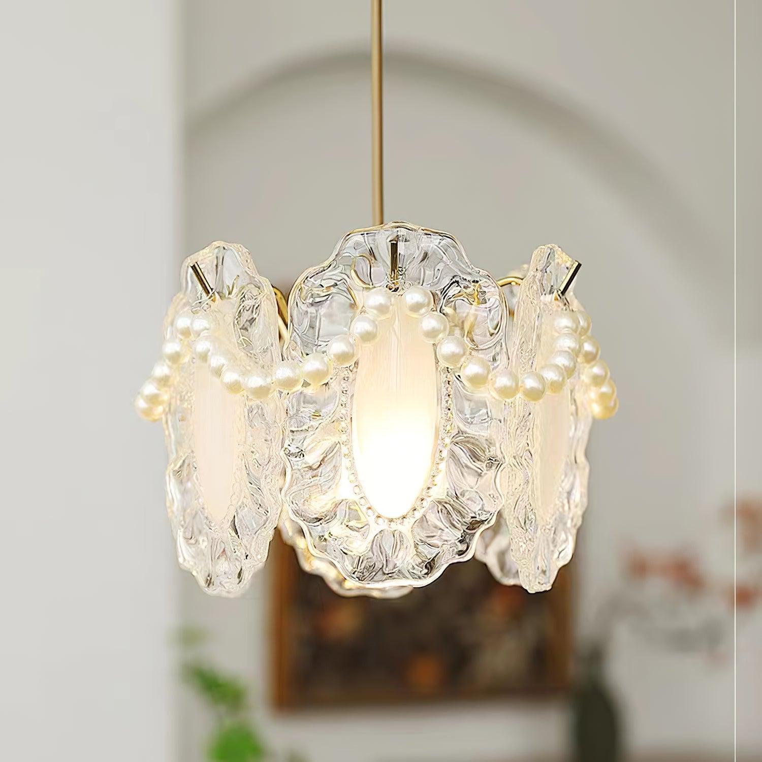 Funkelnde Kristall-Deckenlampe | Glitzerkristall