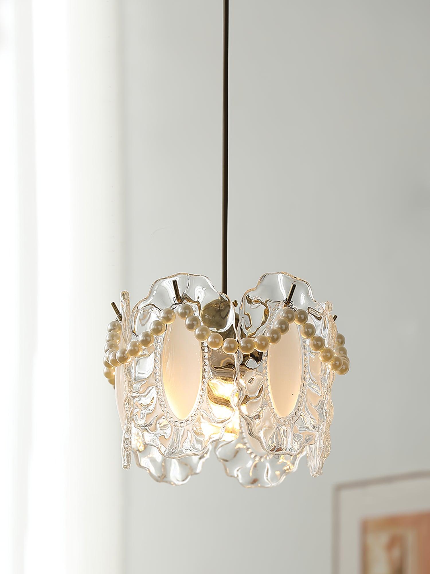 Funkelnde Kristall-Deckenlampe | Glitzerkristall