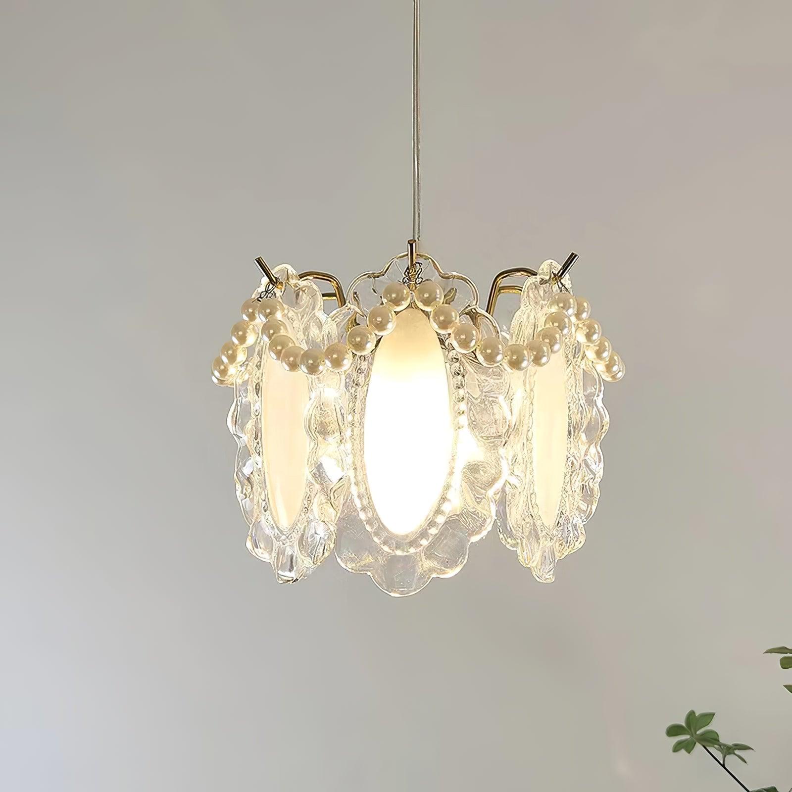 Funkelnde Kristall-Deckenlampe | Glitzerkristall